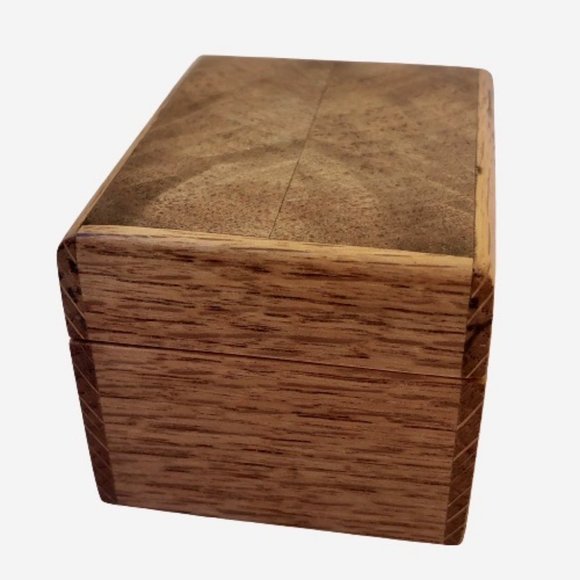 Vintage '78 Wood Trinket Box Artist Signed Gruenberg KINGWOOD FROM BRAZIL - Picture 9 of 16